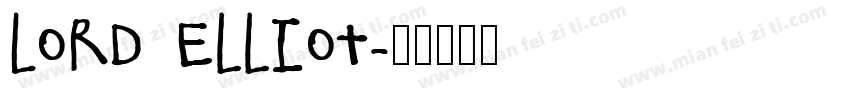 Lord Elliot字体转换